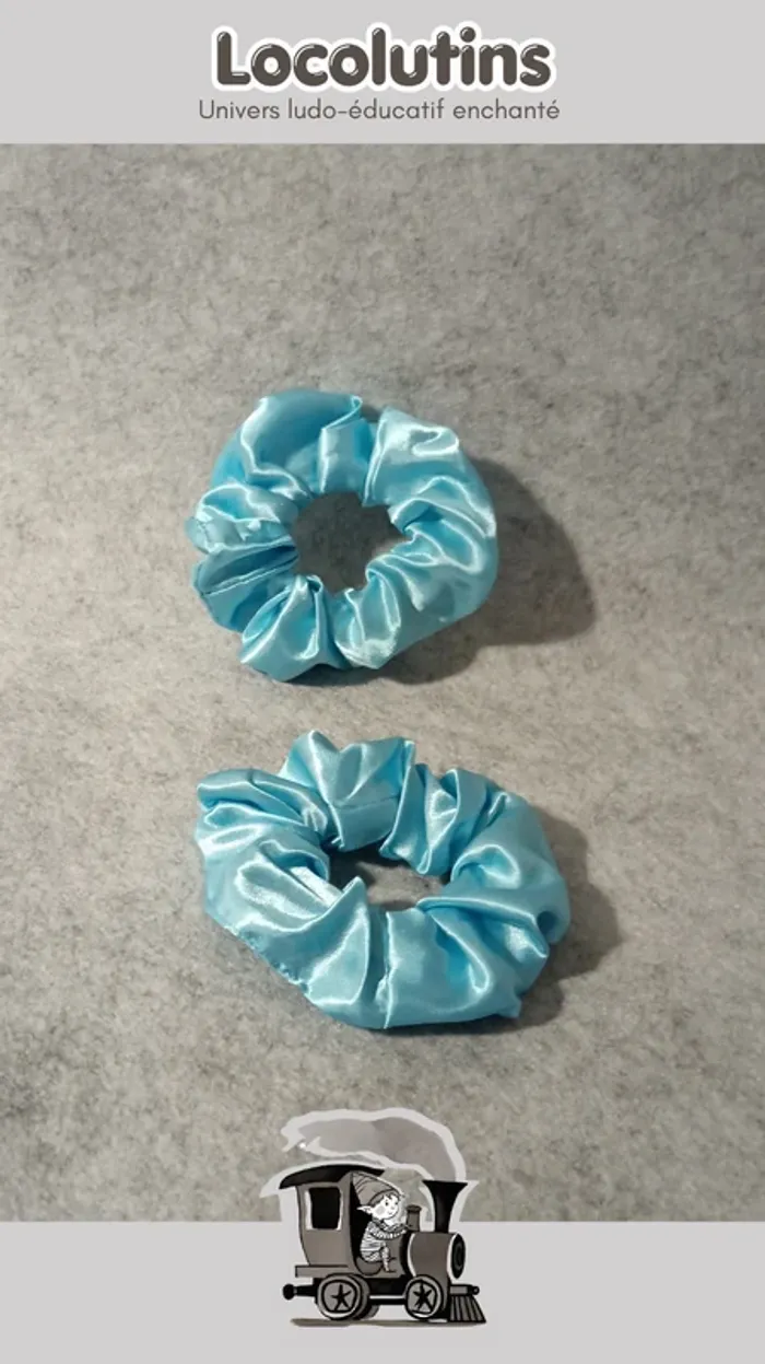 🚂 Lot de 2 élastiques LED ▪ bleu - photo numéro 3