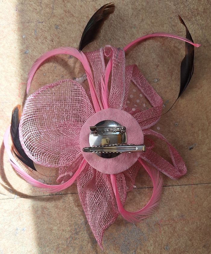 Lot 6 pinces fascinators décoratives multicolores - photo numéro 3