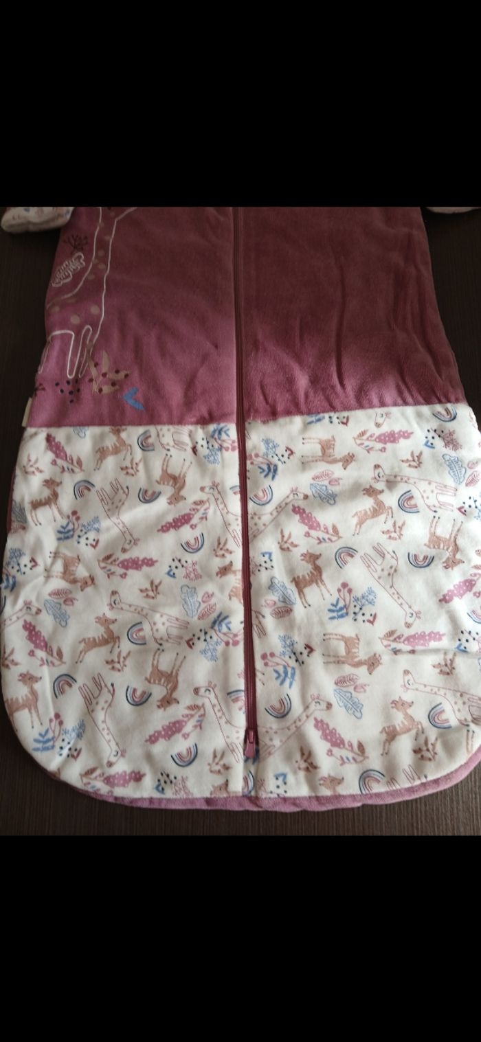 Turbulette gigoteuse fille en velours petit beguin 18/36 mois - photo numéro 4