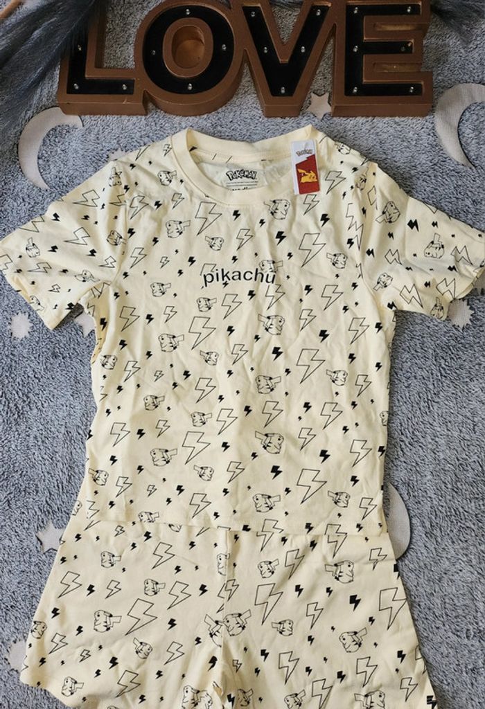 Pyjama short pikachu undiz taille M/L
