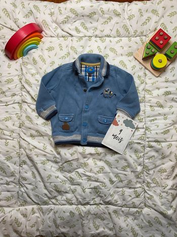 gilet bleu clair sergent major 9 mois