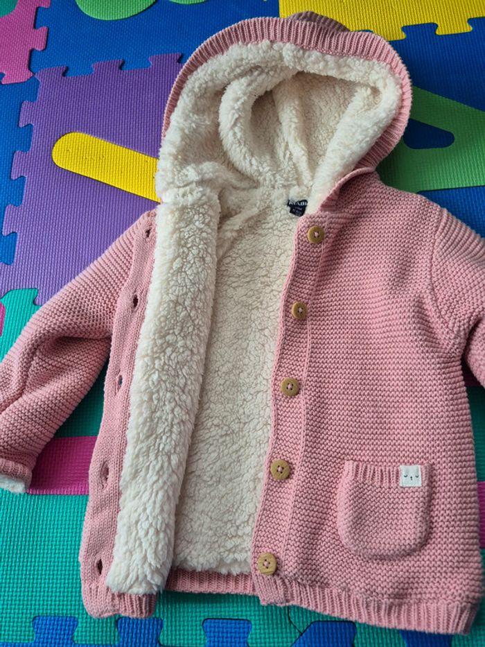 Veste gilet rose Kiabi 24m - photo numéro 7