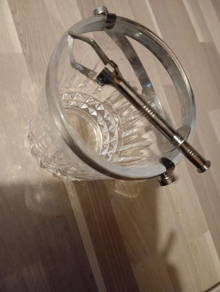 Pot à glaçons cristal d'Arques - photo numéro 2