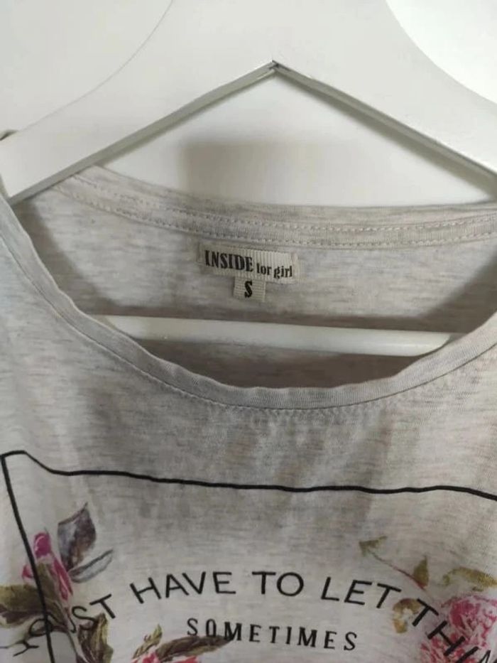 T-shirt chiné Inside - photo numéro 3