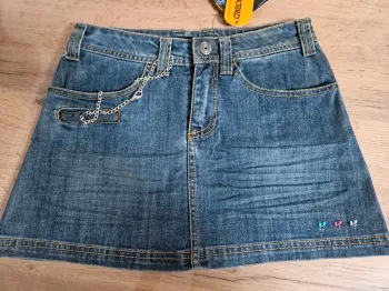 Jupe en jeans fille xxs/10 ans neuve avec étiquette