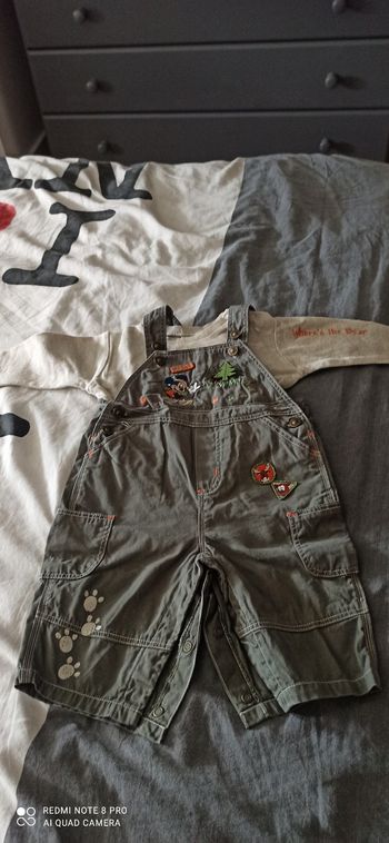 Ensemble salopette 6 mois