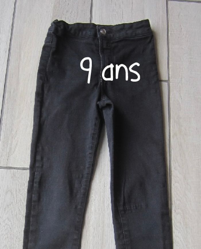 Jeans noir 9 ans