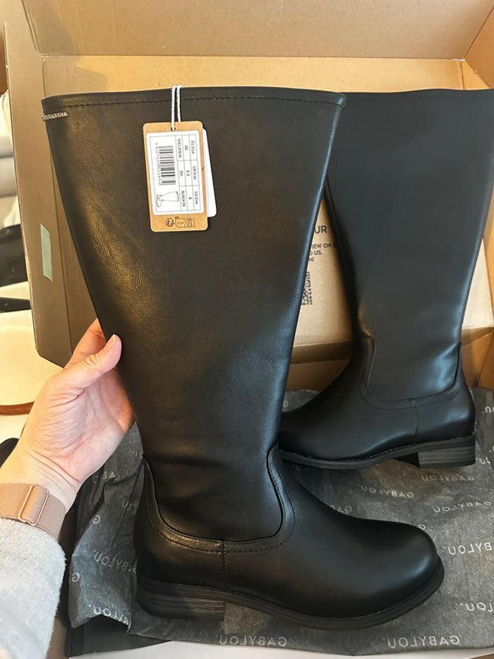 Bottes noires en cuir - Gabylou - photo numéro 5