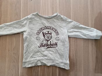 Pull beige Vertbaudet 2 ans