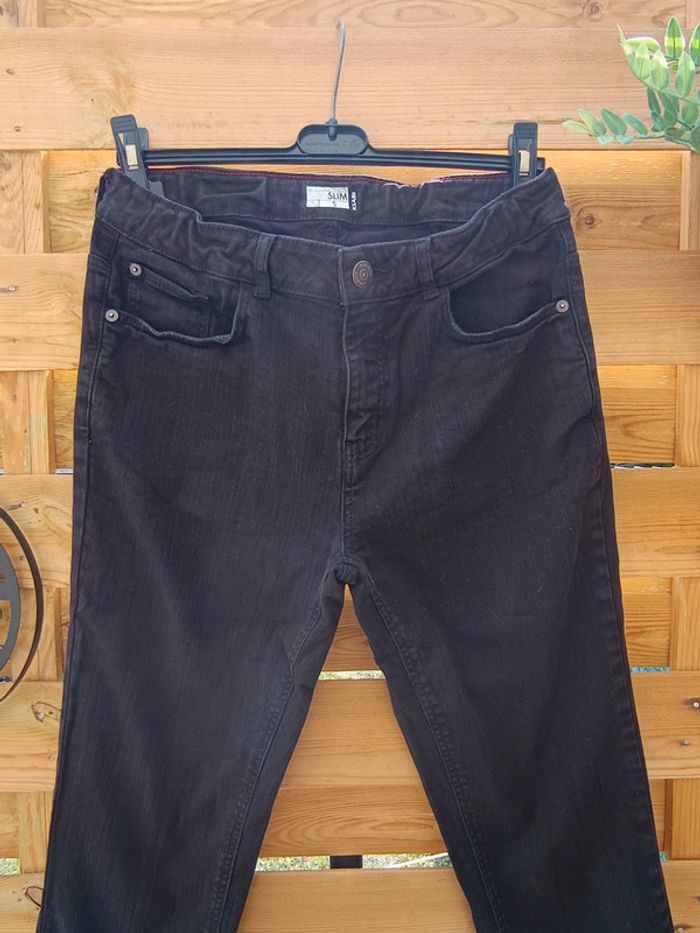 Jean slim taille S 16 ans taille ajustable - photo numéro 2