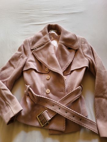 Veste courte femme rose 