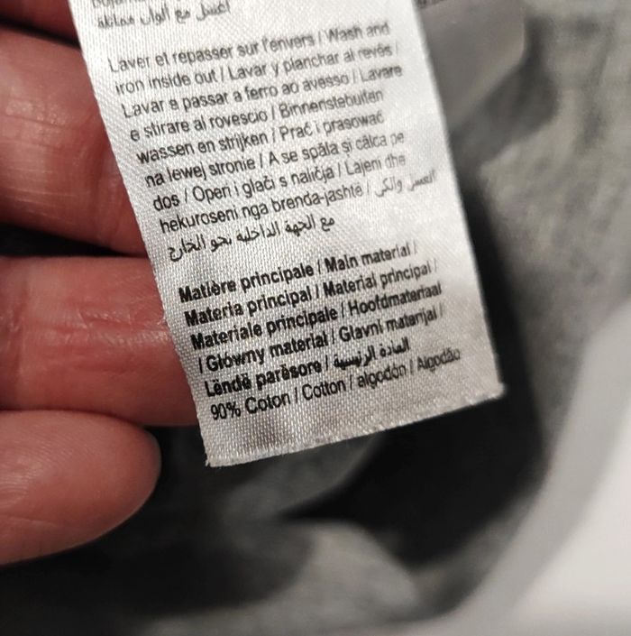 T-shirt manches longues gris T: 8 ans - photo numéro 5