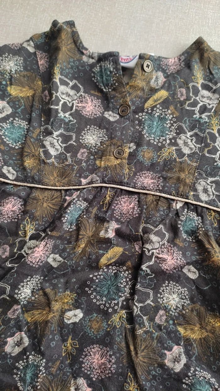 Tunique fleurie La compagnie des petits T.5 A - photo numéro 2