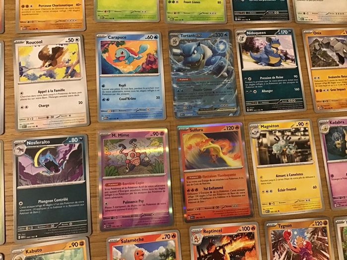 Lot 68 cartes Pokémon 151 neuves bundle tortank ex EV3.5 holo - photo numéro 7
