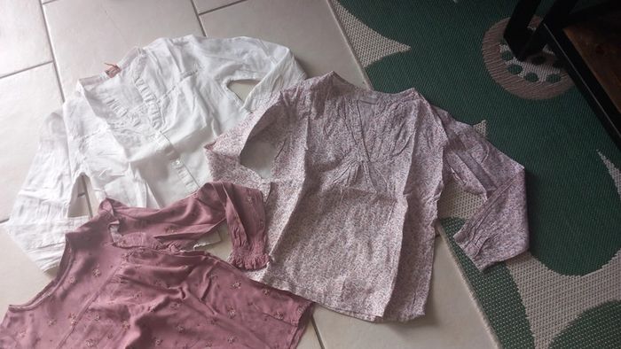 Lot de 3 tuniques fille 8/9 ans tbe - photo numéro 3