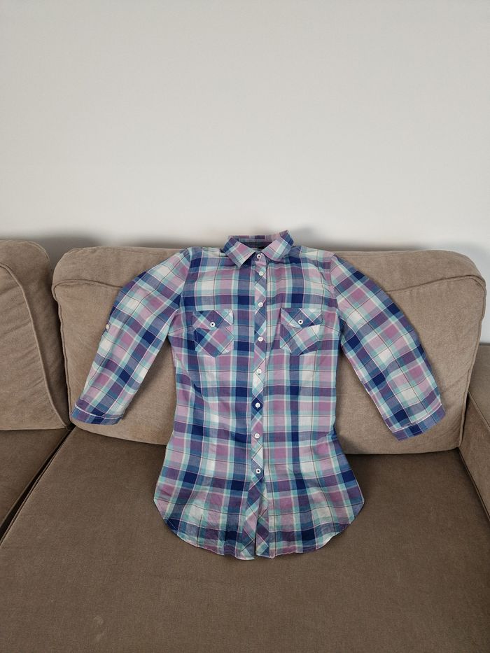 Chemise ton bleu, violet Pimkie - photo numéro 6