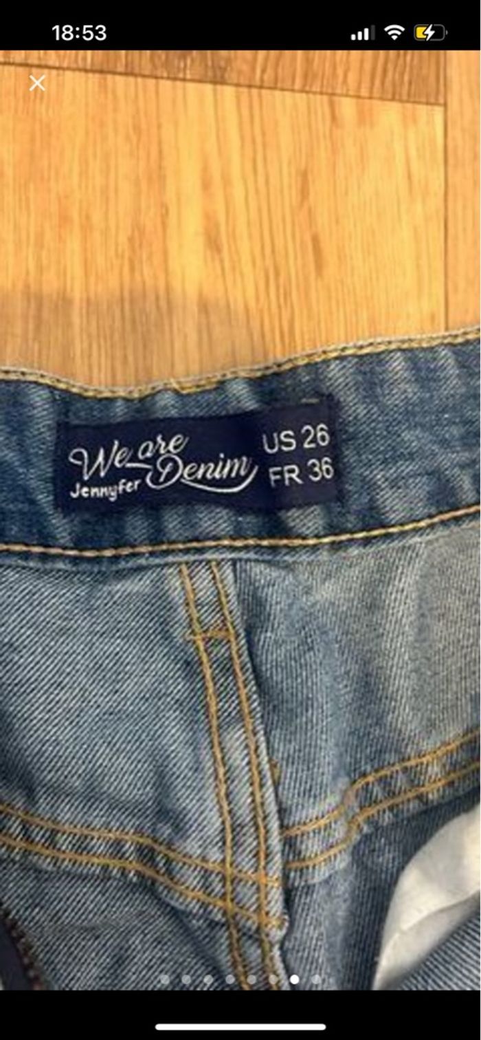 👖 Jean droit bleu – Jennifer “We Are Denim” – Taille 36 - photo numéro 4