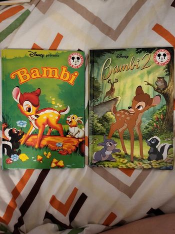 Lot de 2 livres : Bambi et Bambi 2
