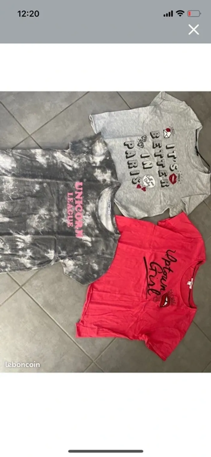 Tee shirt court L