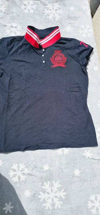 Polo marine TeX taille 46/48