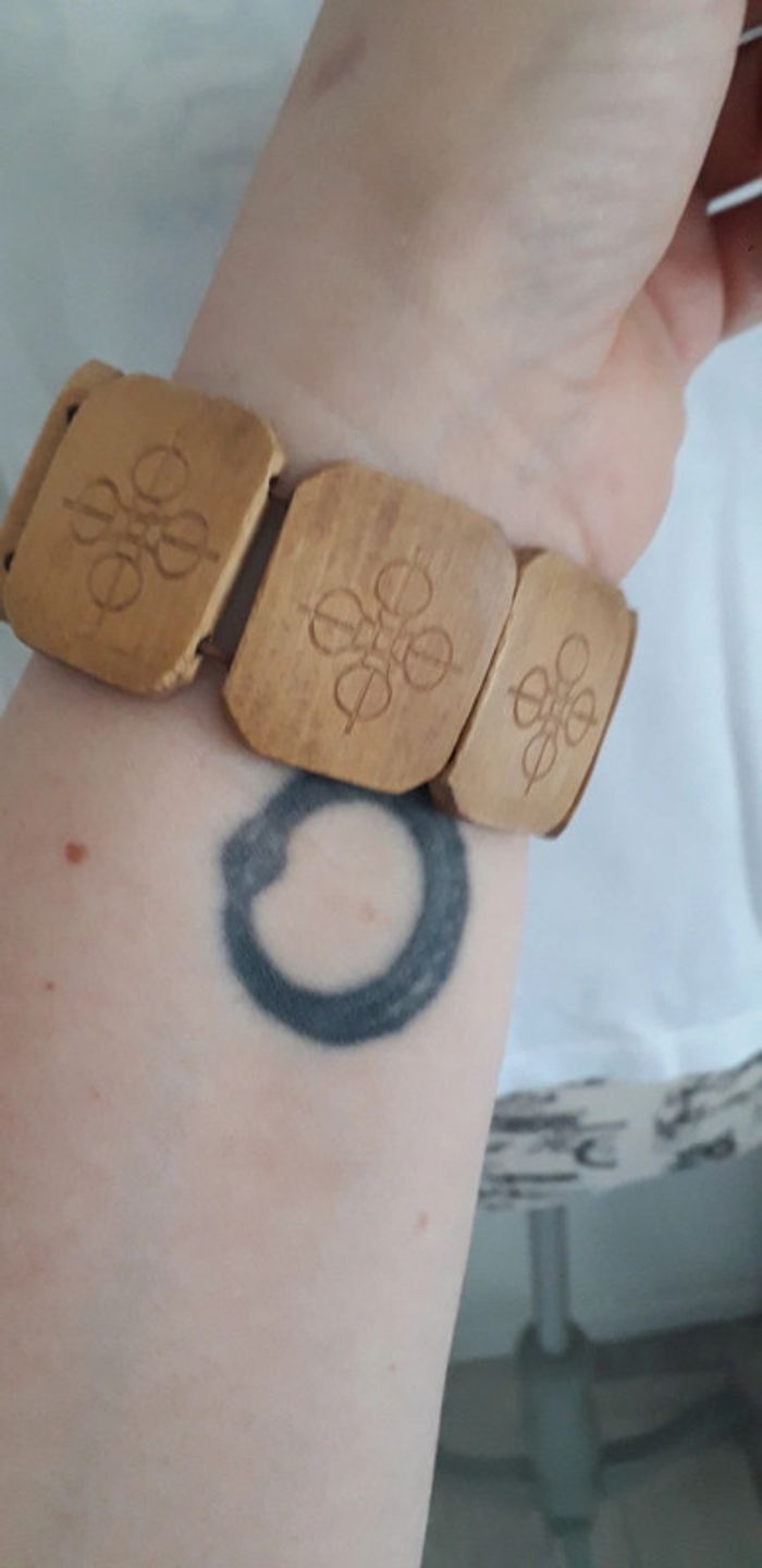 Bracelet bois réglable - photo numéro 2