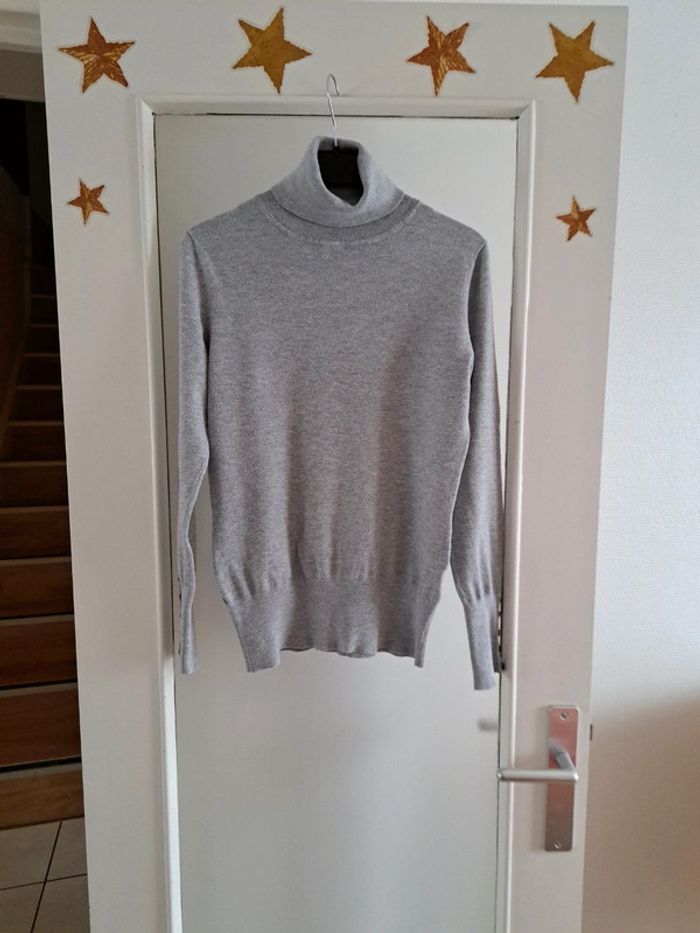 pull col roulé T38