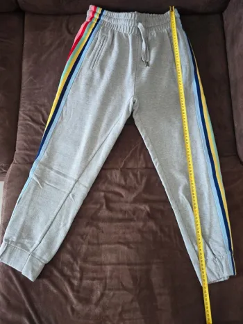 Jogging femme gris clair L Bershka Neuf
