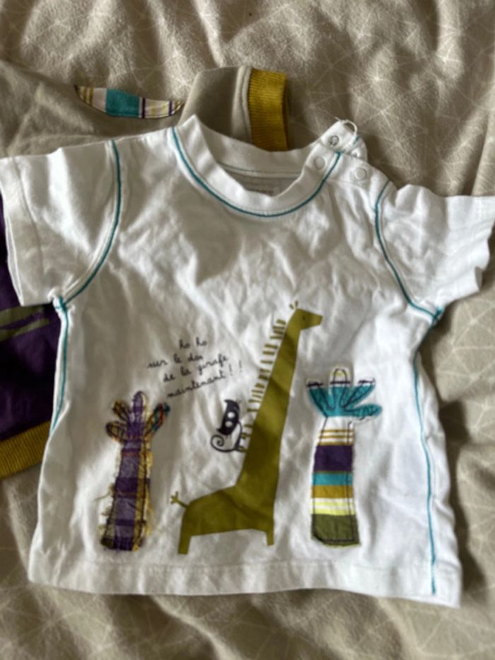 La compagnie des petits gilet et t-shirt 12m - photo numéro 2