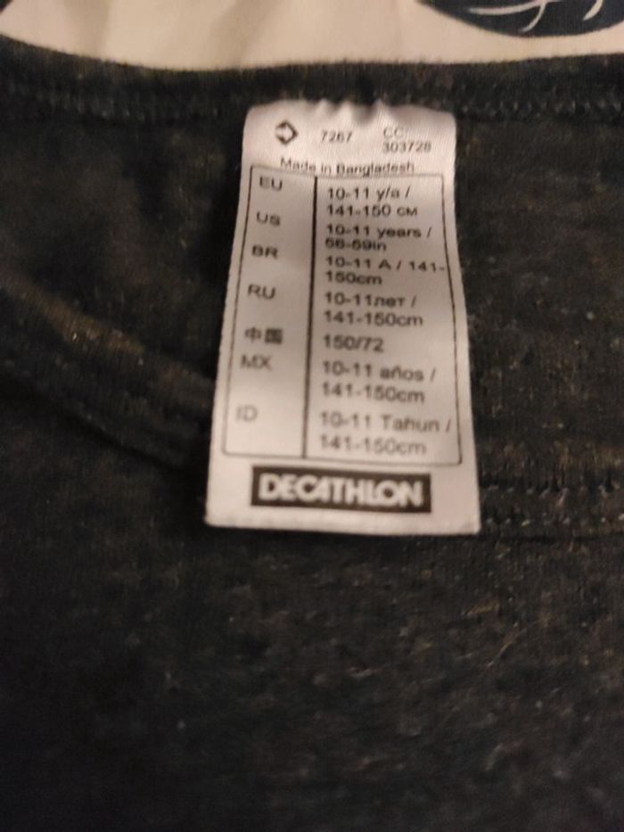 Tee shirt gris 10 ans - photo numéro 2