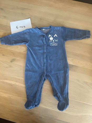Pyjama mixte 6 mois