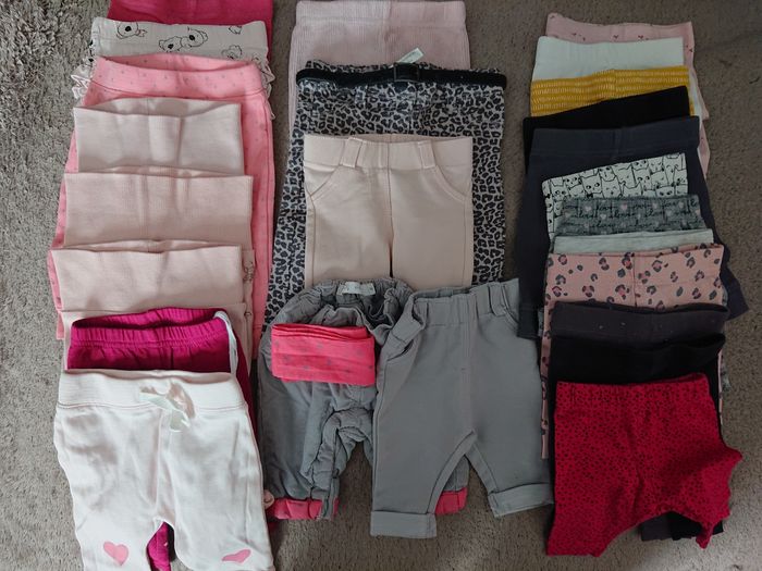Lot pantalons et pantacourts 1 mois