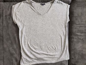Top Kiabi de grossesse gris taille 38