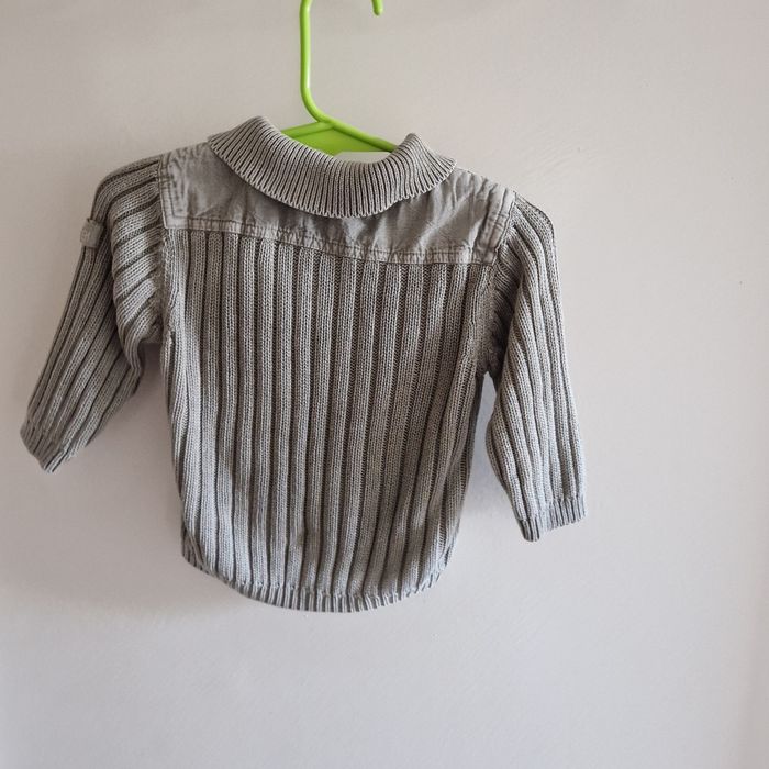 6 mois pull marron kaki - photo numéro 4