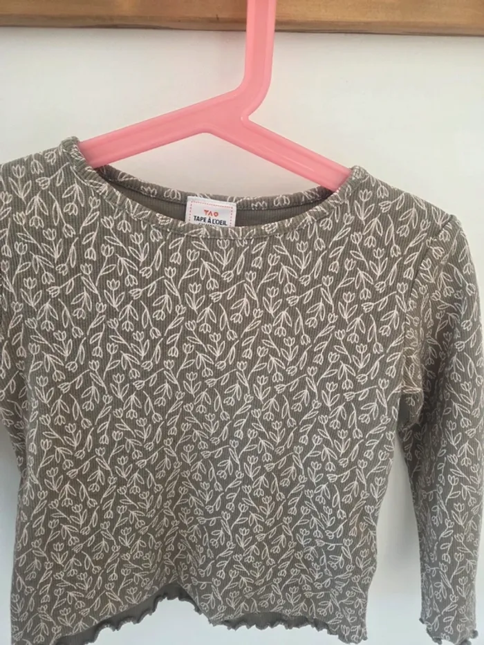 Tee-shirt manches longues 4ans tao - photo numéro 2
