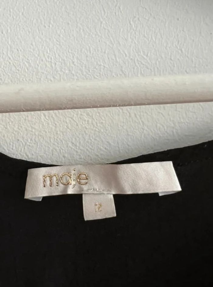 Top Maje asymétrique dentelle - photo numéro 3