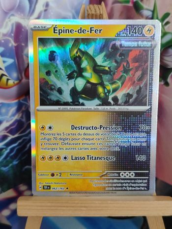 épine de fer holo rare 62/162 Forces Temporelles