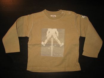  TEE SHIRT ML KAKI BÉBÉ GARÇON "TONY BOY" - 24 MOIS - n°01