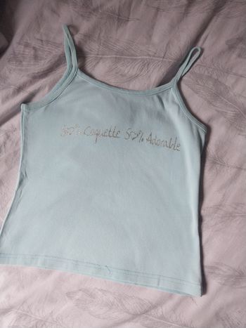 Débardeur fille bleu clair - Taille 12A
