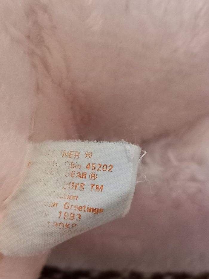 Peluche care bears arc en ciel vintage Kenner 1983 mesure 34cm - photo numéro 8