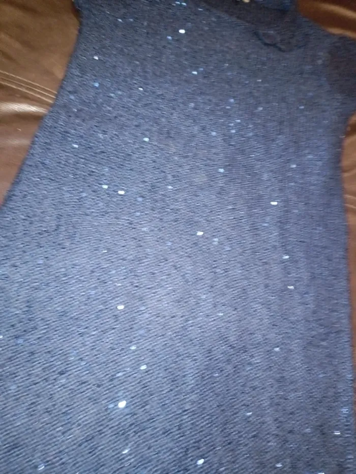 Robe in extenso 12 ans sequin paillettes bleu - photo numéro 2