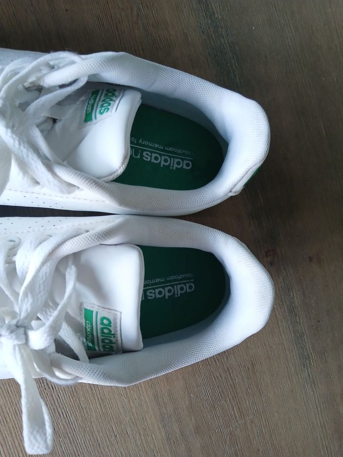 Baskets Cloudfoam running blanc & vert 42 -  Adidas - photo numéro 7