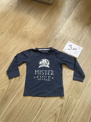 T-shirt manches longues 3 ans