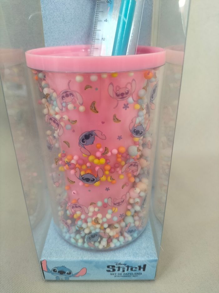 🩷 Pot à crayons + 3 PCS Stitch - Disney - Neuf 🩷 - photo numéro 3