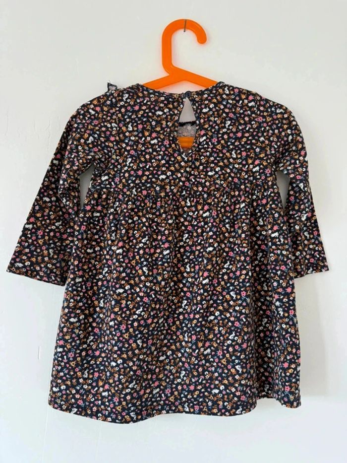 Jolie robe à fleurs H&M Baby 1½-2A (Taille 92) - photo numéro 3