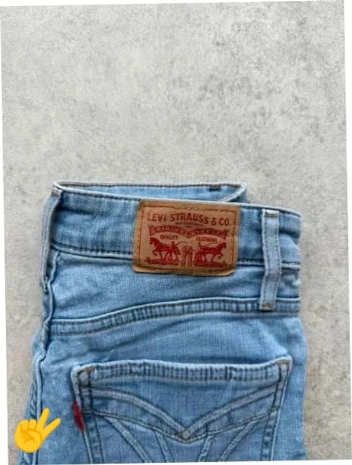 Jeans Levi's 721 W26 FR36 coupe skinny bleu Femme Women pan597b - photo numéro 2