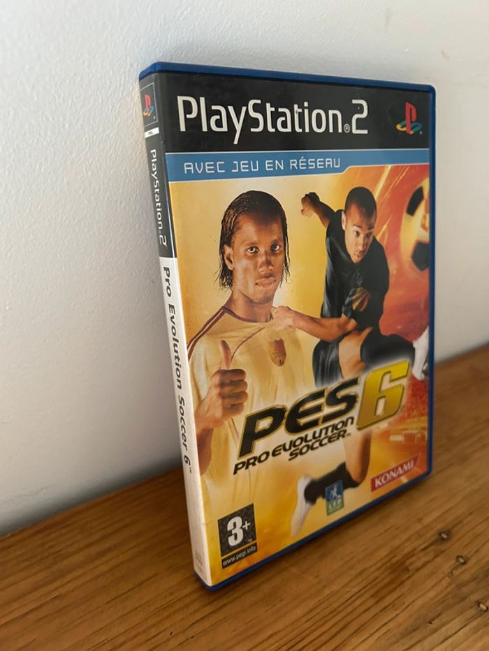 Boîte vide PlayStation 2 PES 6 avec notice - photo numéro 2