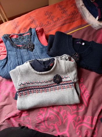 Ensemble de robes sergent major+ gilet 24 mois
