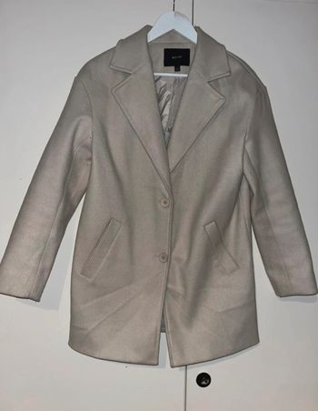 manteau court beige