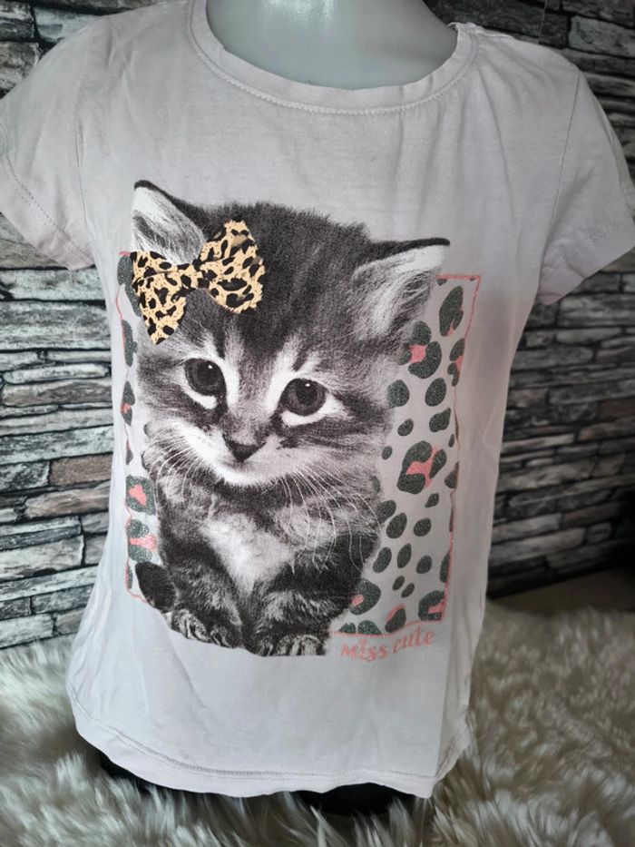 🩷 Joli t-shirt Chaton Dopodopo en 7-8 ans 🩷 - photo numéro 2