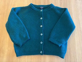 Gilet vert 5 ans